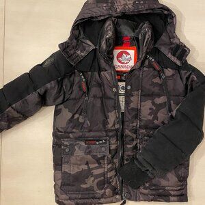 Kid's Canada Weather Gear Warm Winter Coat Size 8
